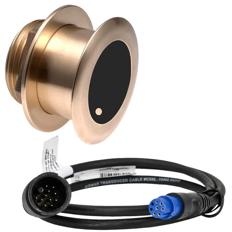 Airmar B175L Bronze Thru-Hull Transducer – 20° Tilt, 1 Kw, 8-Pin Garmin Compatible 1