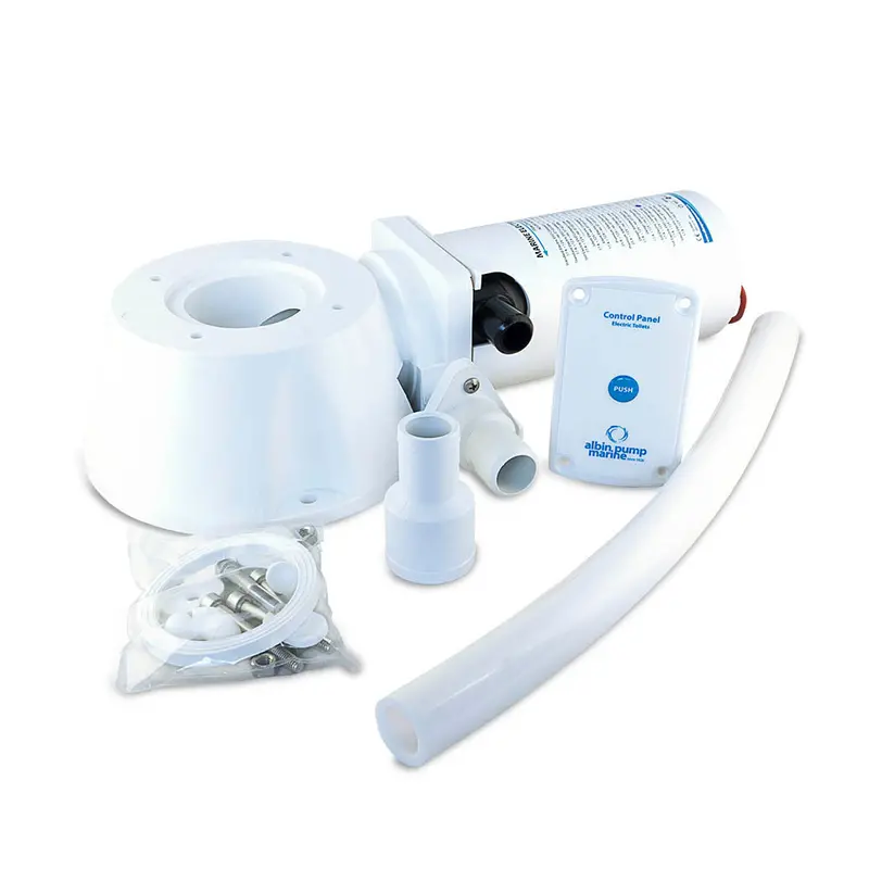 Albin Group 12V Electric Toilet Conversion Kit – Standard Marine Retrofit Solution 1