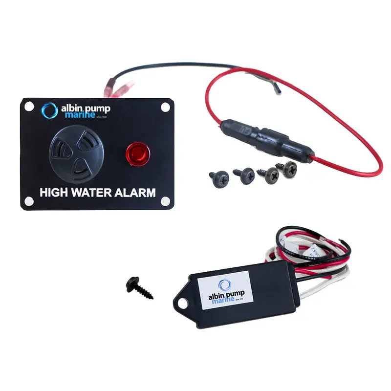 Albin Group Digital High-Water Alarm – 12V Marine Safety Alert System 1