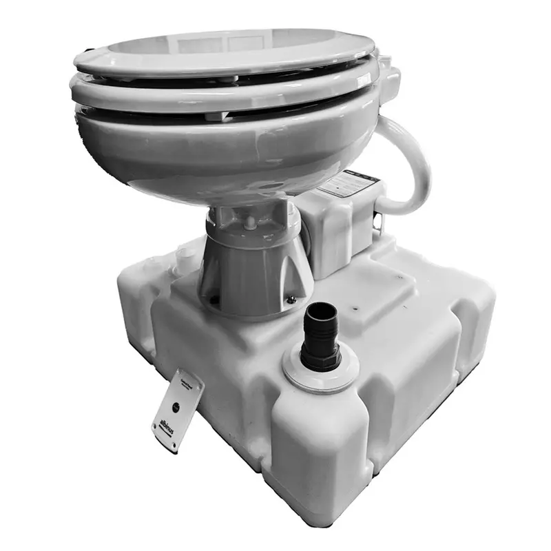 Albin Group Voyager 12V Electric Compact Marine Toilet With Integrated Holding Tank 1
