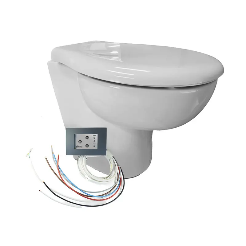 Albin Ultra-Slim 12V Marine Toilet – Premium Standard Design (07-06-011) 1