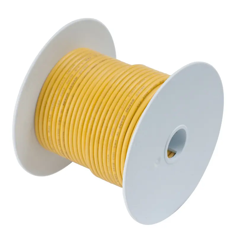 Ancor 1/0 Awg Tinned Copper Battery Cable – Yellow, 50-Foot Roll [116905] 1