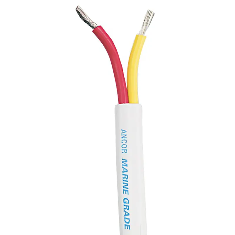 Ancor 10/2 Awg Red/Yellow Safety Flat Duplex Cable – 250-Foot Roll (Model 124125) 1