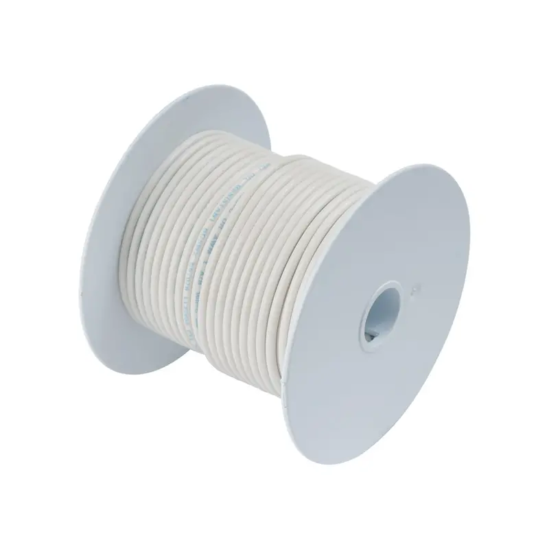 Ancor 100-Foot Spool Of Tinned Copper Speaker Wire – 12 Awg, White Jacket [106910] 1