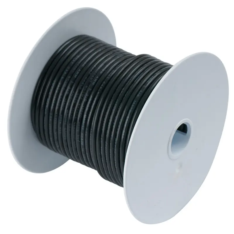 Ancor 104025 Marine-Grade 14 Awg Black Primary Wire – 250-Foot Spool 1