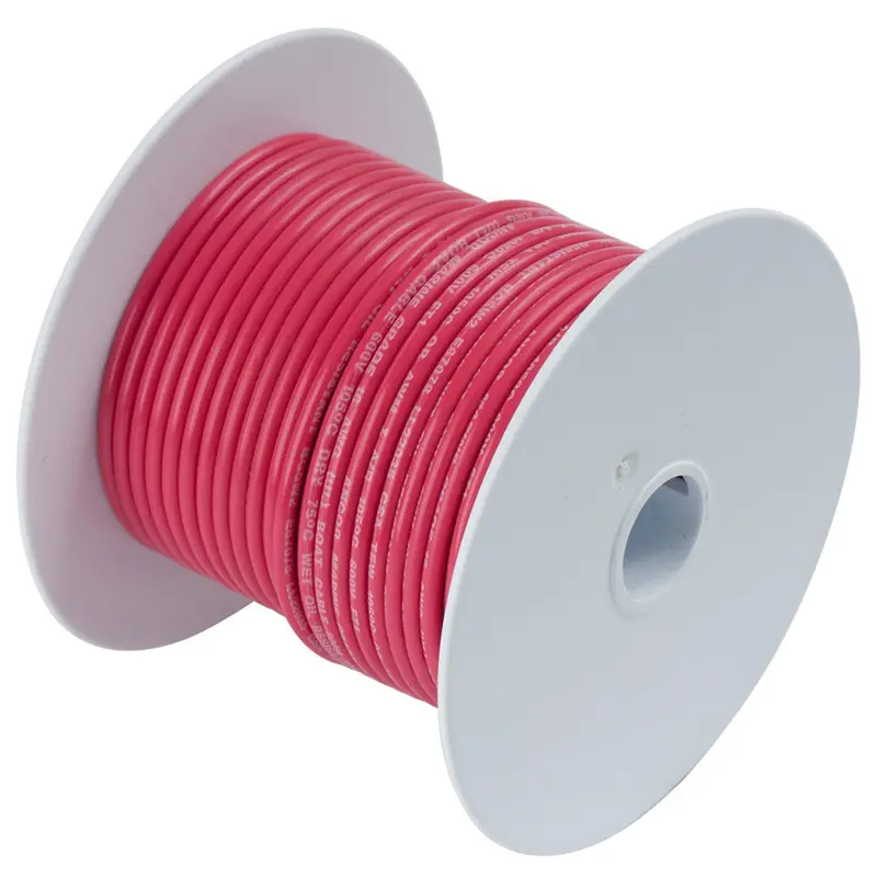 Ancor 114502 Red 2 Awg Tinned Copper Battery Cable – 25-Foot Length 1