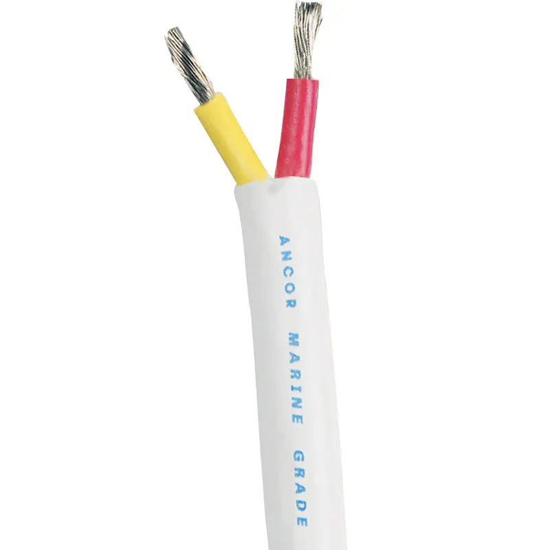Ancor 12/2 Awg Red/Yellow Safety Duplex Cable – Round, 100-Foot Spool 1