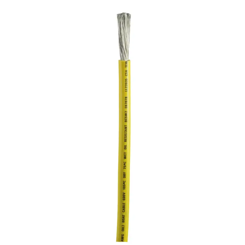 Ancor 2 Awg Yellow Marine Battery Cable – Sold By The Foot 1