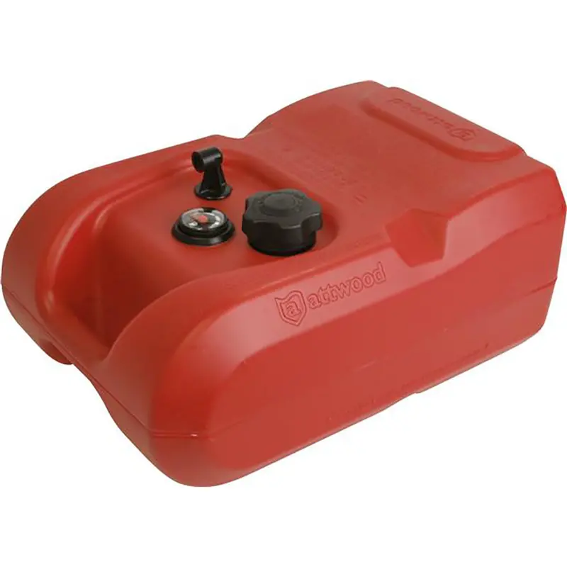 Attwood 6-Gallon Portable Marine Fuel Tank With Integrated Fuel Gauge [8806Lpg2] 1