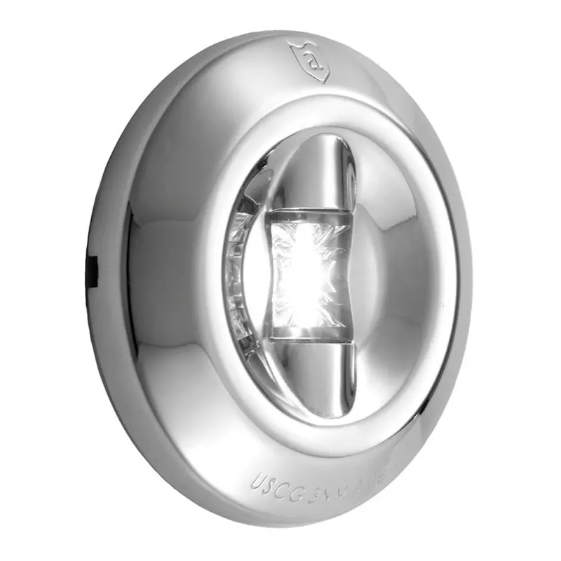 Attwood 6556-7 Led Transom Mount All-Round Light – 3-Nautical-Mile Visibility, Round Housing 1