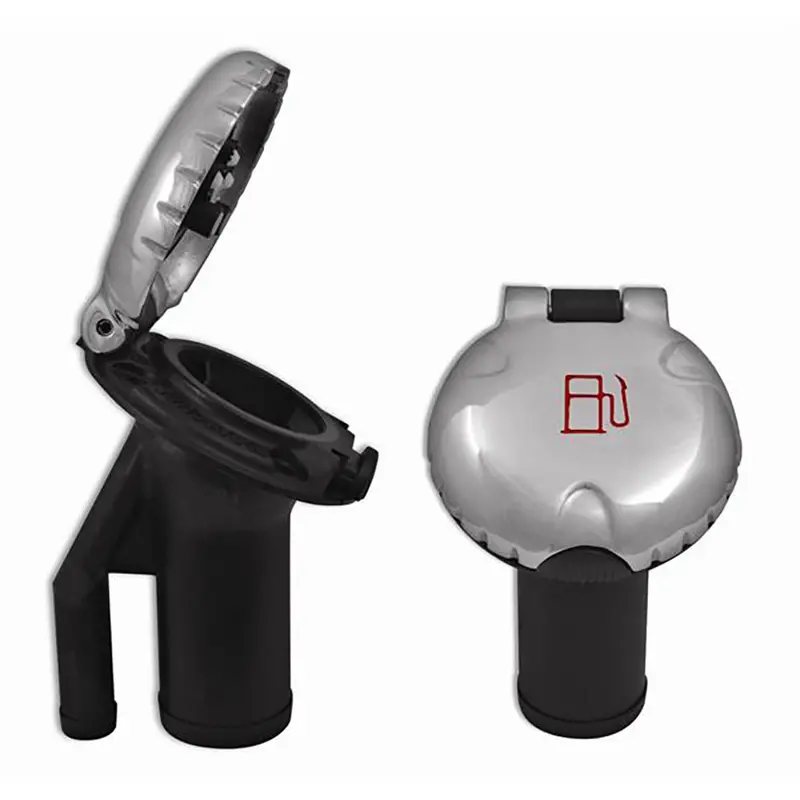 Attwood Angled Deck Fill Cap With Pressure Relief & Scalloped Stainless Steel Finish (Model 99Dfpvas1S) 1