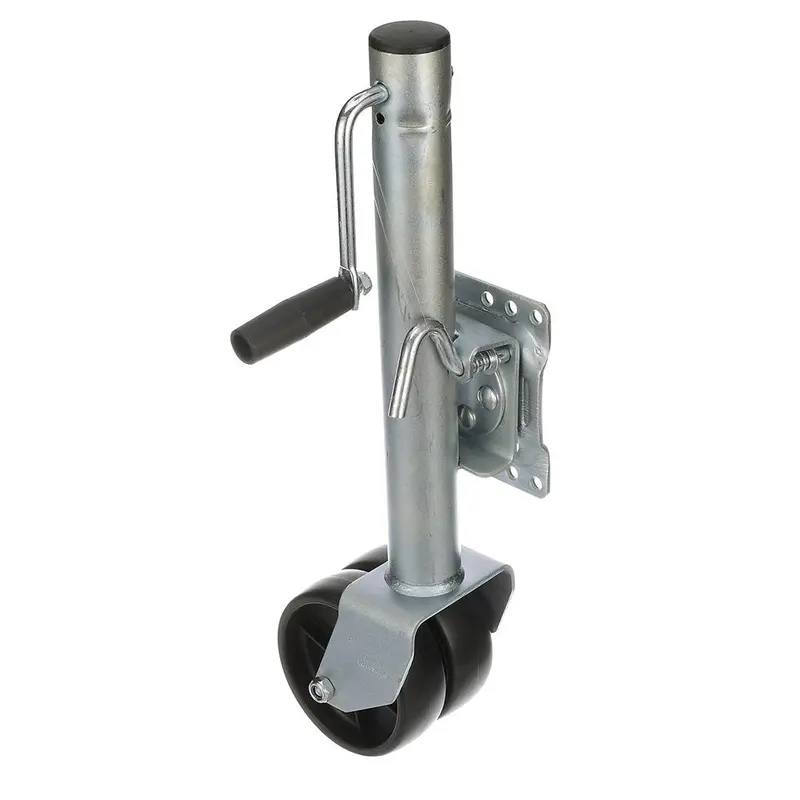 Attwood Dual-Wheel Fold-Up Trailer Jack – 1500 Lb Capacity 1