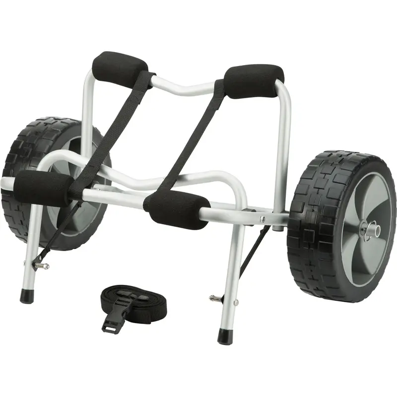 Attwood Foldable Kayak And Canoe Transport Cart – Lightweight Aluminum Design [11930-4] 1