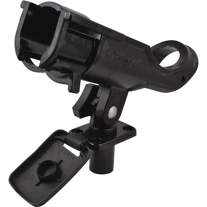 Attwood Heavy-Duty Adjustable Flush-Mount Rod Holder – Model 5014-4 1