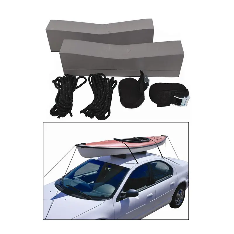 Attwood Kayak Car-Top Transport Carrier Kit – Secure Roof Mounting 1