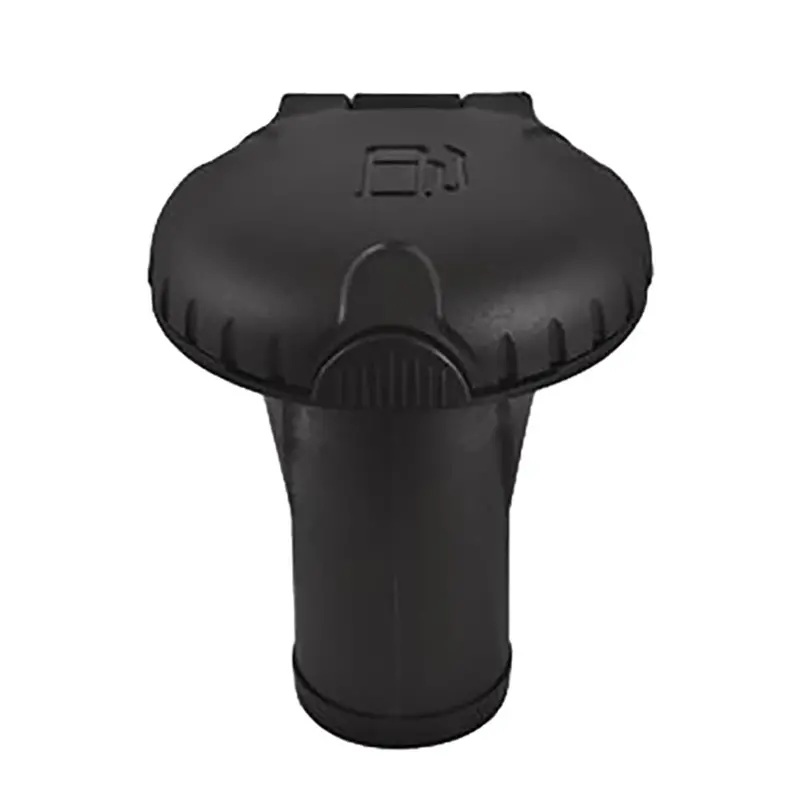 Attwood Scalloped Black Deck Fill Cap – Straight-Body Pressure Relief Fitting [99Dfpvsb1S] 1