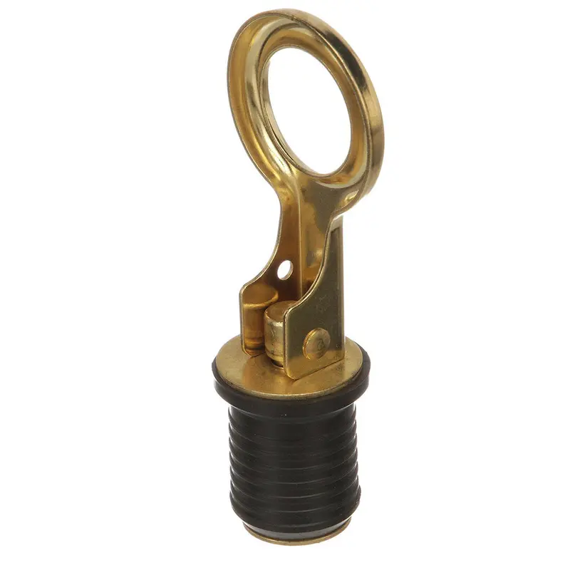 Attwood Snap-Handle Brass Drain Plug – 1-Inch Diameter 1