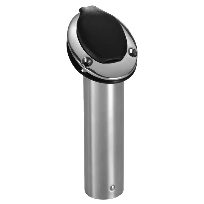Attwood Standard 30° Angled Rod Holder – Black Insert, Fixed Tilt [66362-7] 1