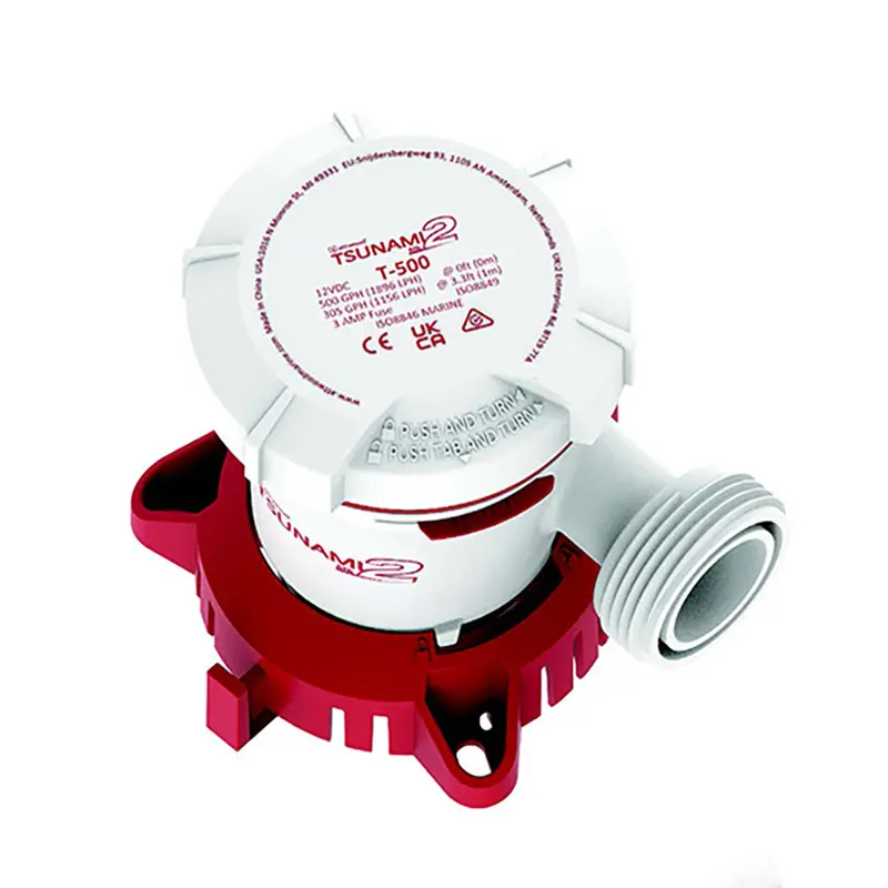 Attwood Tsunami Mk2 T500 Manual Bilge Pump – 500 Gph, 12V Dc [5606-7] 1