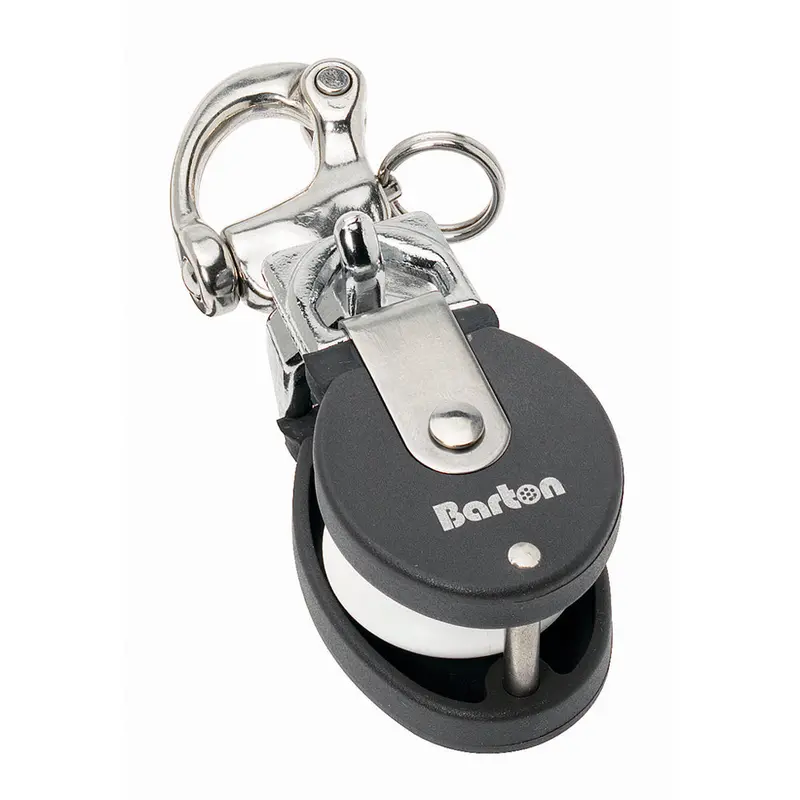 Barton Marine Size 2 Snatch Block With Stainless Steel Snap Shackle – 35Mm Sheave 1