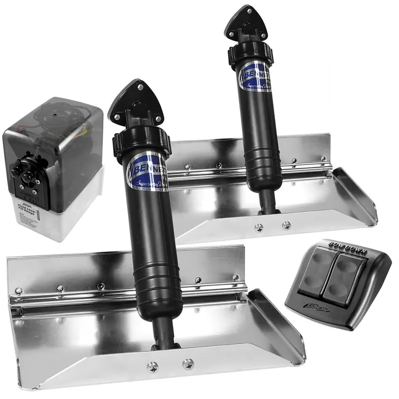 Bennett St9 Sport Trim Tab System – 12" X 9" Stainless Steel Tabs 1
