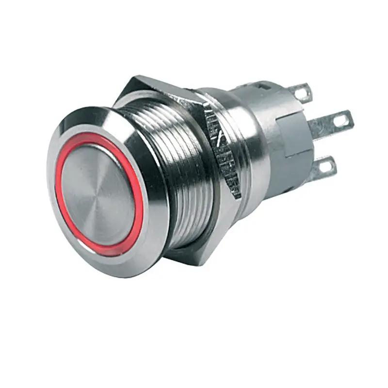Bep 12V Momentary Push-Button Switch – Red Led Indicator 1