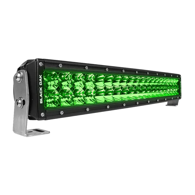 Black Oak 20-Inch Curved Dual-Row Led Light Bar – Green Hunting Combo, Pro Series 3.0 [20Cg-D3Os] 1