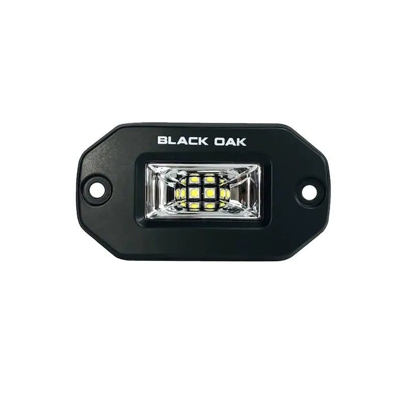Black Oak 2Fslb-S 2-Inch Marine Flush-Mount Spreader Light – Black Housing, Pro Series 3.0 1