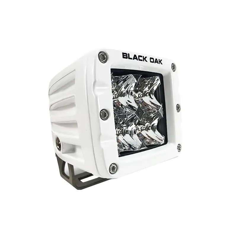 Black Oak 2Sm-Pod10Cr 2-Inch Marine Led Pod Light – Spot Optics, White Housing, Pro Series 3.0 1