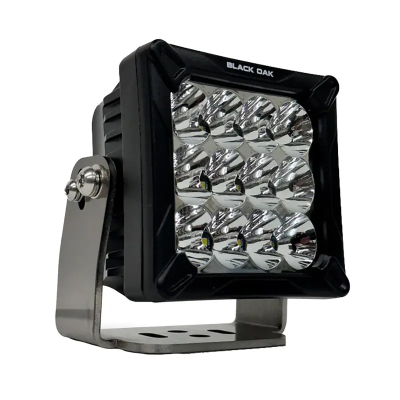 Black Oak 4-Inch Led Pod Light – 120W Combo Beam, Black Housing With Bracket Mount (4C-Pod) 1