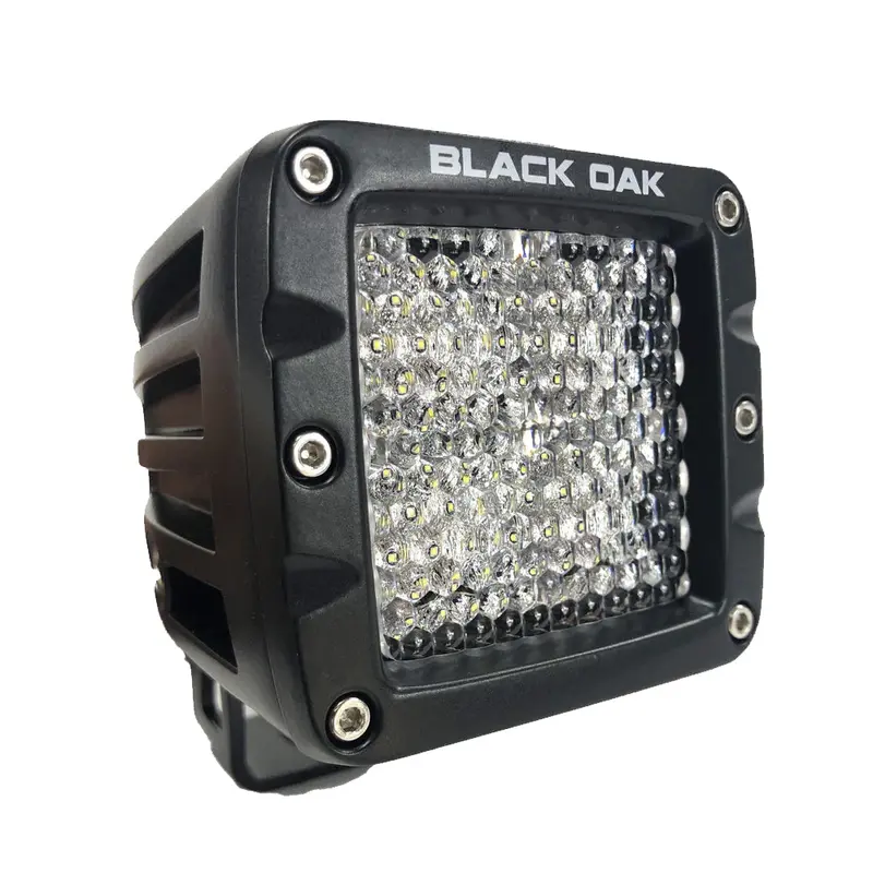 Black Oak Pro Series 3.0 2-Inch Led Diffused Pod Light – Black Housing (2D-Pod10Cr) 1