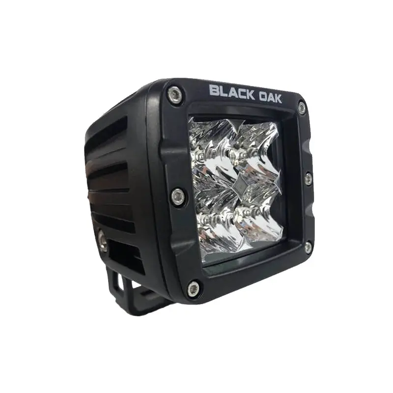 Black Oak Pro Series 3.0 2-Inch Led Flood Pod Light – Black Housing (2F-Pod10Cr) 1