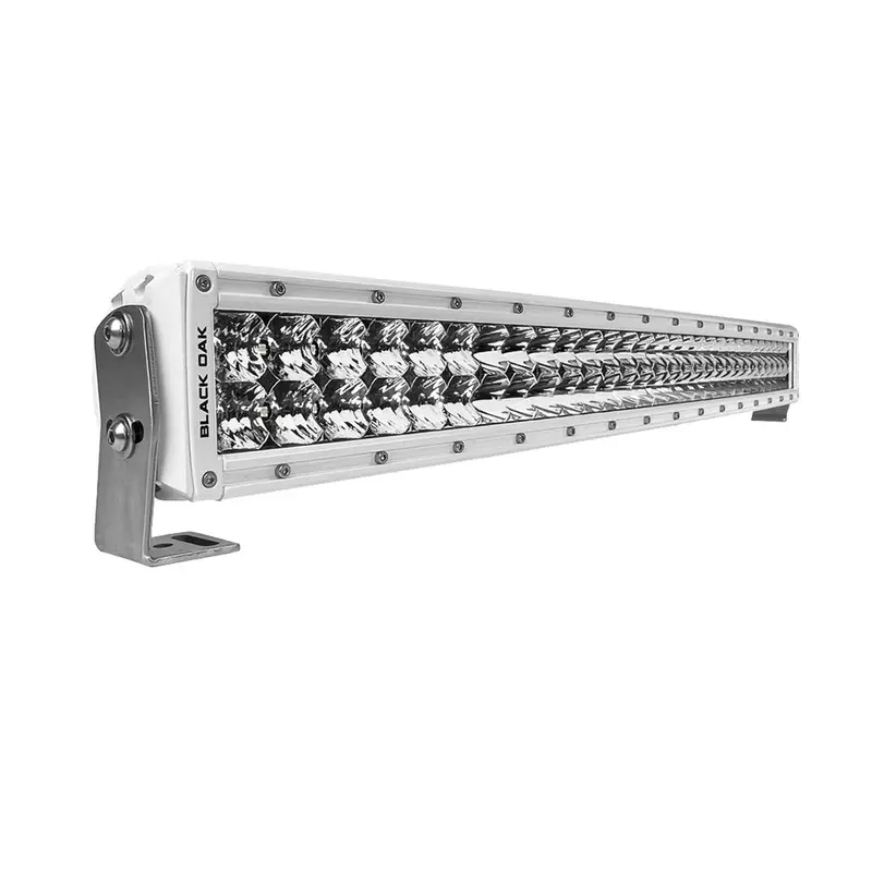 Black Oak Pro Series 3.0 30-Inch Curved Dual-Row Led Light Bar – Spot Beam, White Housing (30Scm-D5Os) 1