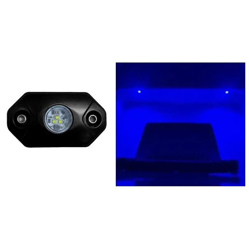 Black Oak Rl-B Blue Rock Accent Light With Black Housing 1