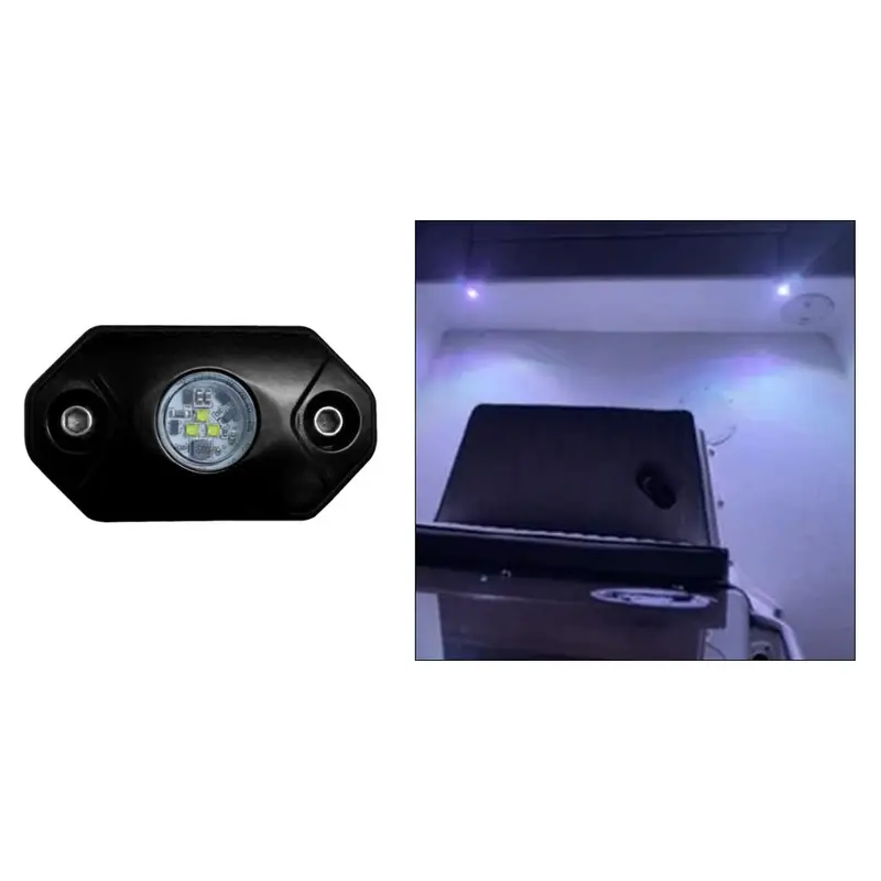 Black Oak Rl-W Rock Accent Light – White Led, Black Housing [Rl-W] 1