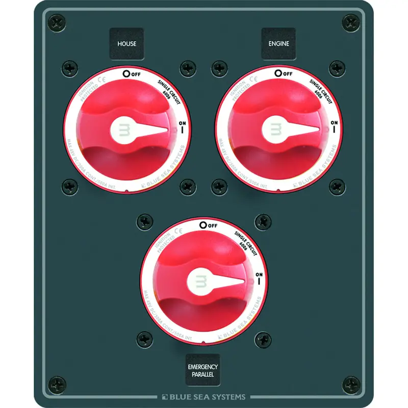 Blue Sea 8280 Single-Circuit Triple On/Off Control Module 1