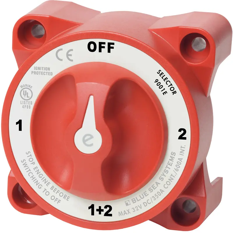 Blue Sea 9001E E-Series Battery Selector Switch 1
