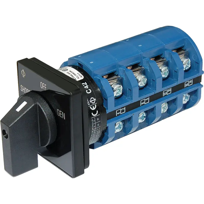 Blue Sea Ac Power Selector Switch: 120V/240V Dual Input, Off + 2 Position (Model 9093) 1
