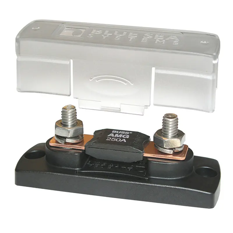 Blue Sea Mega Fuse Block – High-Current 100–300A With Protective Cover (Model 5001) 1