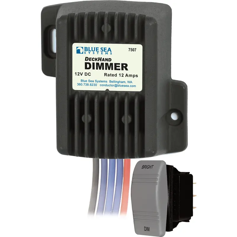 Blue Sea Systems 7507 Deckhand Led Dimmer – 12V Dc, 12A Output 1