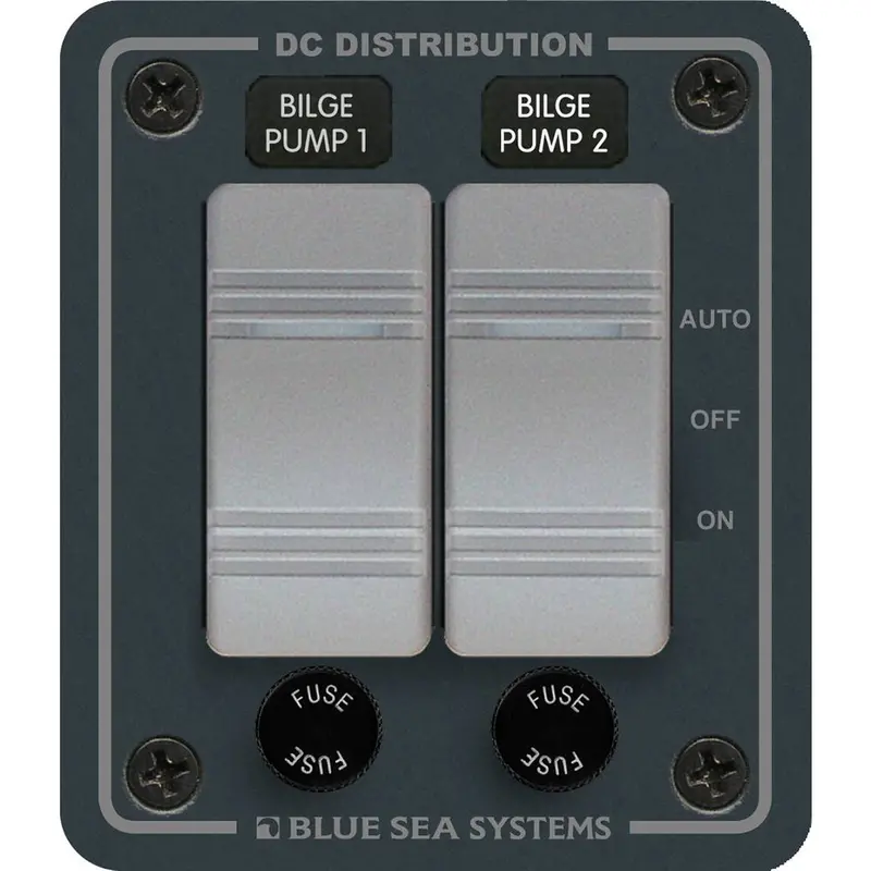 Blue Sea Systems Contura 2 Bilge Pump Control Panel – 8664 Model 1