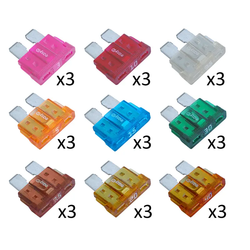 Blue Sea Systems Easyid Fuse Identification Kit – Pre-Labelled Fuses For Marine Electrical Panels [5290] 1