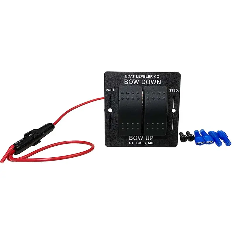 Boat Leveler Waterproof Trim Tab Switch – Dual-Black Housing & Button Design 1