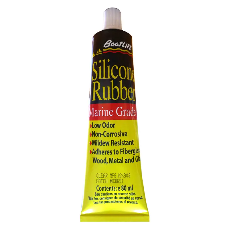 Boatlife Clear Silicone Rubber Sealant Tube – 2.8 Fluid Ounces – 1140 1