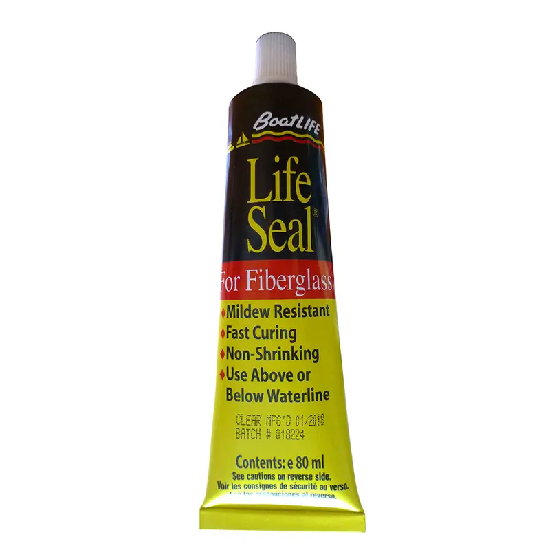 Boatlife Lifeseal Premium Sealant – 2.8 Fl. Oz Tube, Crystal Clear (1160) 1