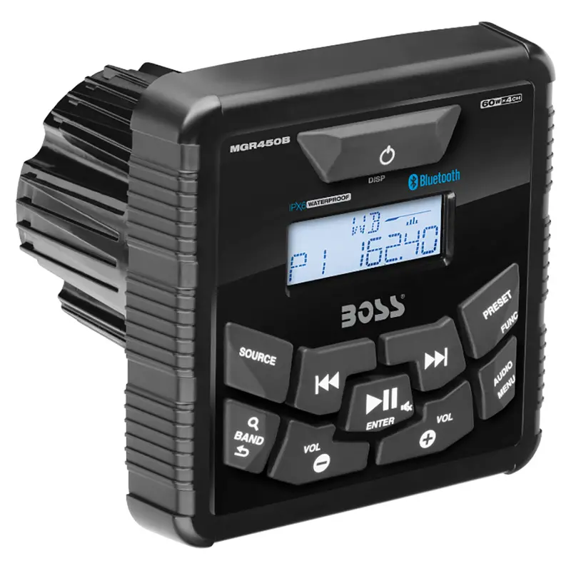 Boss Audio Mgr450B Am/Fm/Bluetooth Marine Stereo With Waterproof Design 1