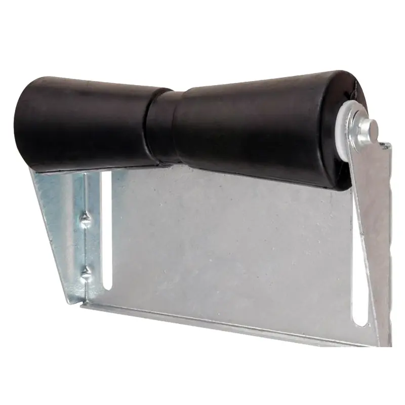 C.E. Smith 12-Inch Black Spool Roller Panel Bracket Assembly 1