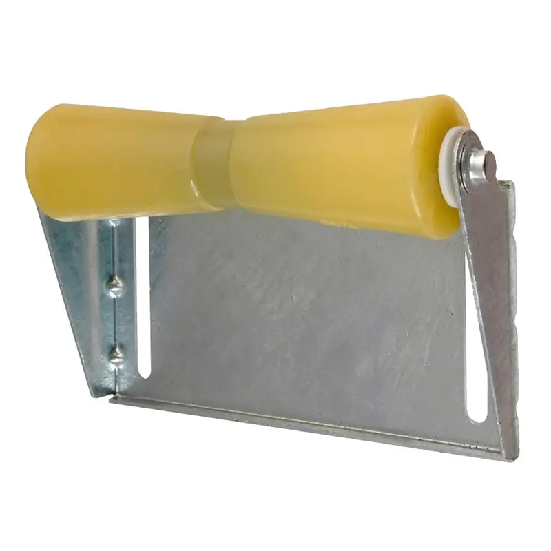C.E. Smith 12-Inch Yellow Tpr Keel Roller Panel Bracket Assembly 1