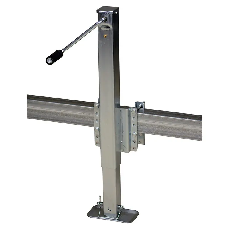 C.E. Smith 2,500 Lb Drop-Leg Trailer Jack – Heavy-Duty Manual Jack With Swivel Casters [26901A] 1