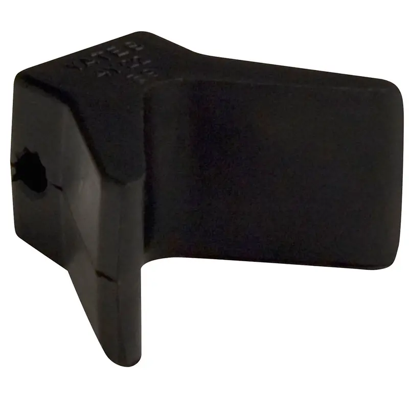C.E. Smith 29552 Bow Y-Stop – 2-Inch X 2-Inch Black Natural Rubber Stopper 1